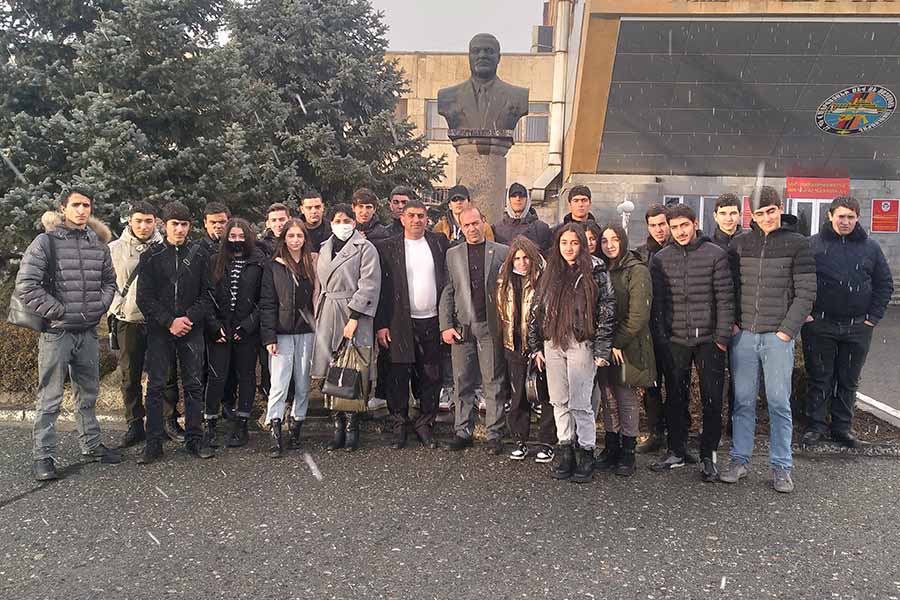 ՃԿՊԱ ուսանողներն այցելել են Վազգեն Սարգսյանի անվան ռազմական համալսարան
